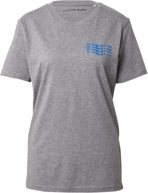 Les Petits Basics Tričko  kráľovská modrá / sivá