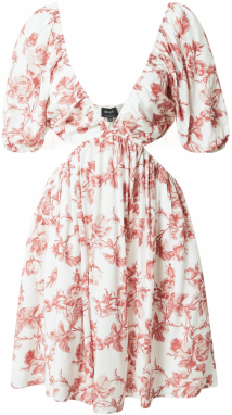 Bardot Letné šaty 'Eden'  pastelovo červená / biela