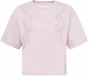 River Island Plus Tričko  pastelovo fialová