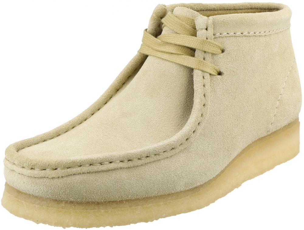 Clarks Originals Šnurovacie členkové čižmy 'Wallabee'  svetlohnedá
