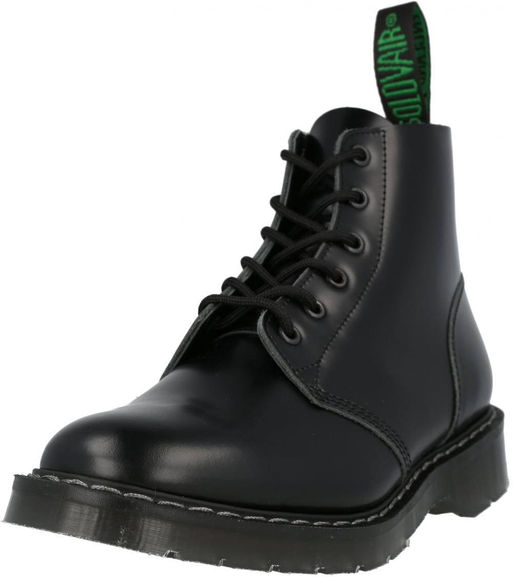 Solovair Šnurovacie členkové čižmy  čierna