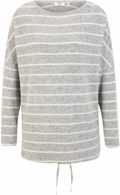 Dorothy Perkins Tall Tričko  sivá melírovaná / biela
