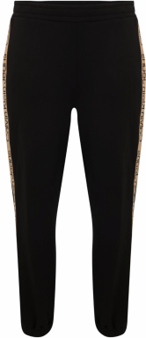 Calvin Klein Jeans Curve Nohavice  svetlohnedá / čierna