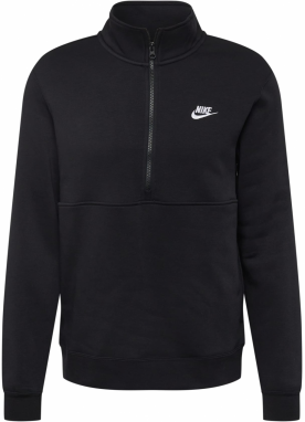 Nike Sportswear Mikina  čierna / biela