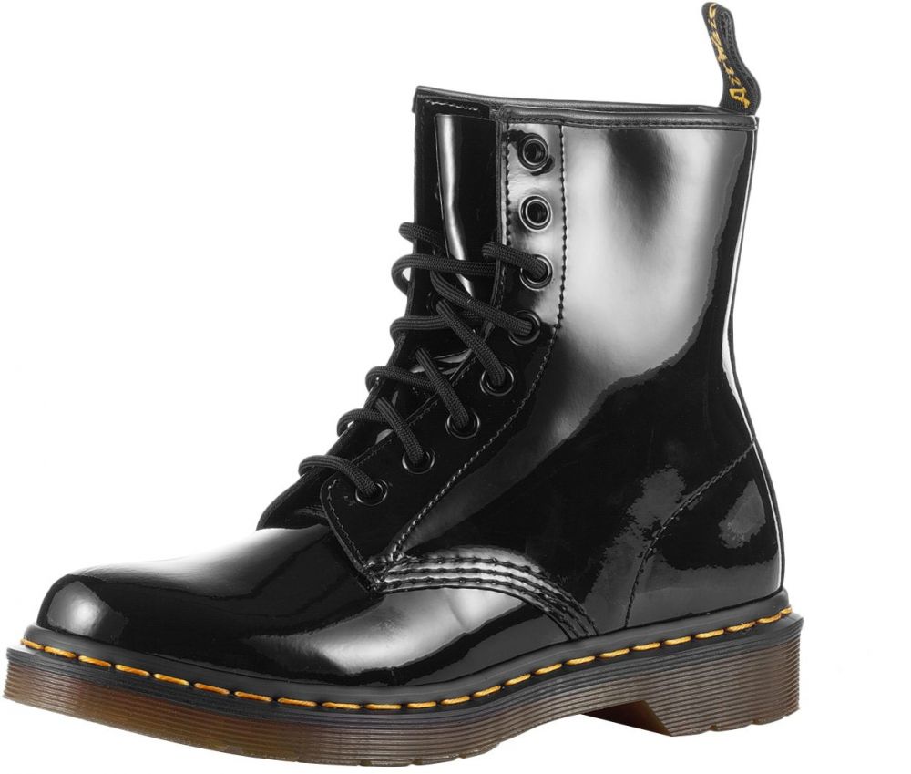 Dr. Martens Šnurovacie členkové čižmy  čierna