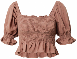 Nasty Gal Blúzka  svetlohnedá