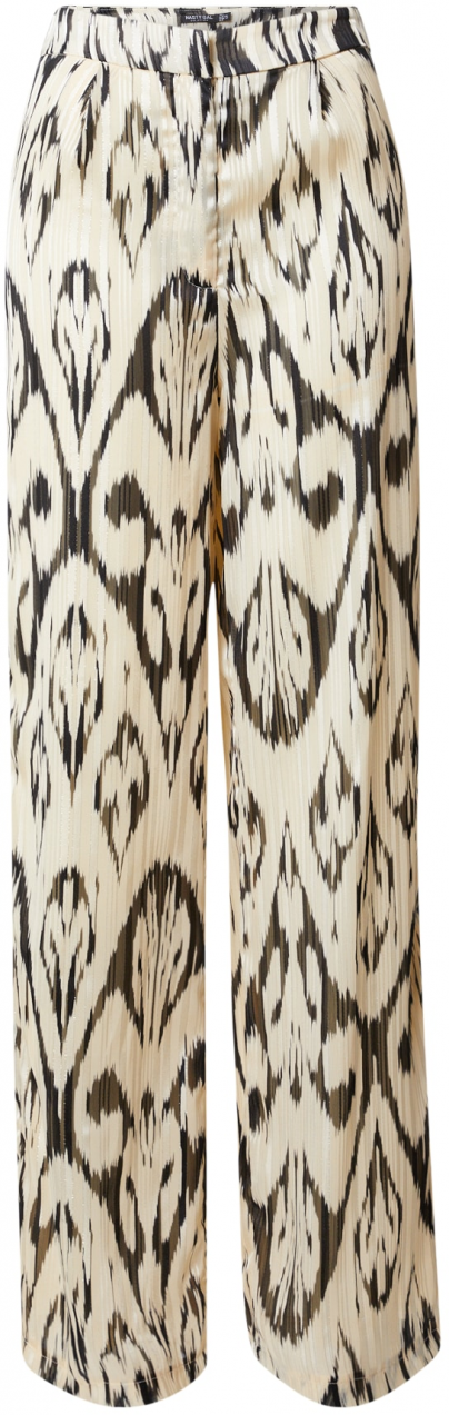 Nasty Gal Nohavice  krémová / čierna