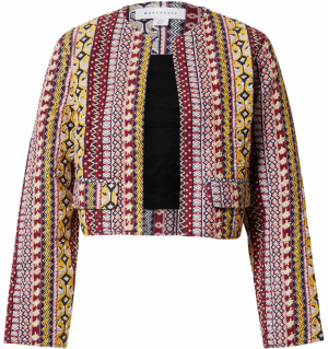 Warehouse Prechodná bunda  tmavomodrá / žltá / červená / biela