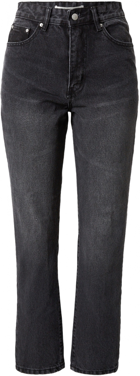 Nasty Gal Džínsy  čierny denim