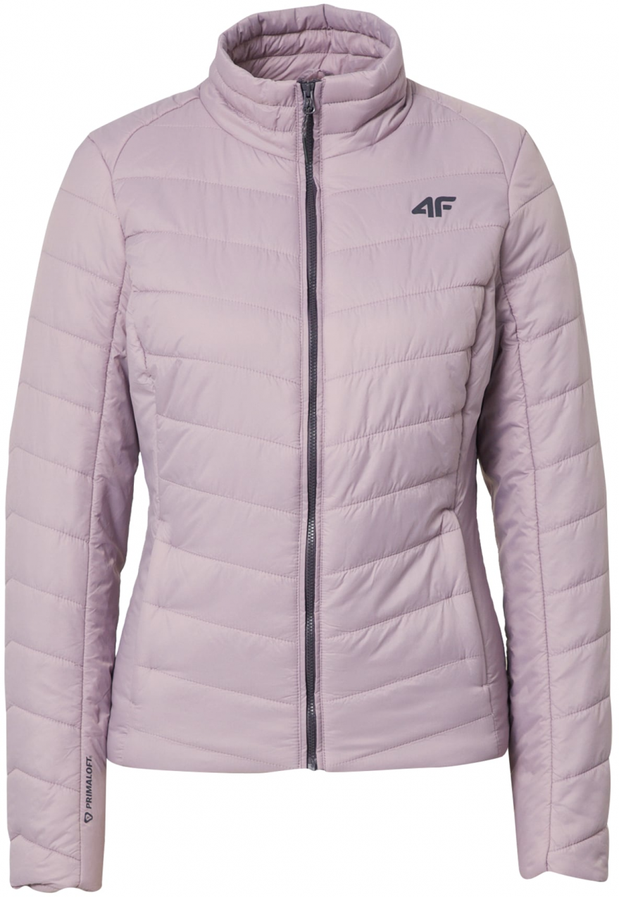 4F Outdoorová bunda  svetlofialová / čierna