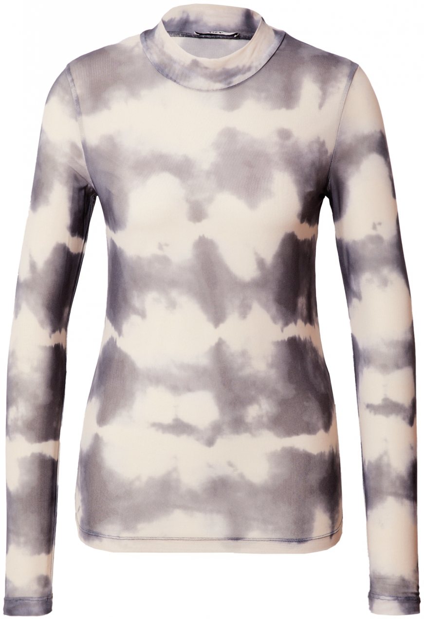 BZR Tričko 'Metina'  sivá / čierna / šedobiela