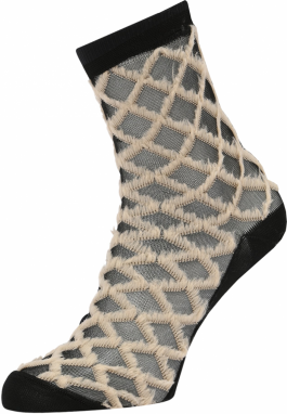 Swedish Stockings Ponožky  béžová / čierna