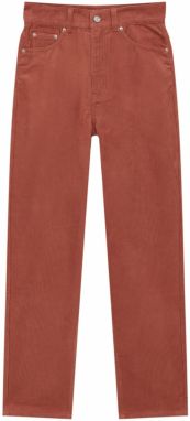 Pull&Bear Nohavice  hrdzavo červená