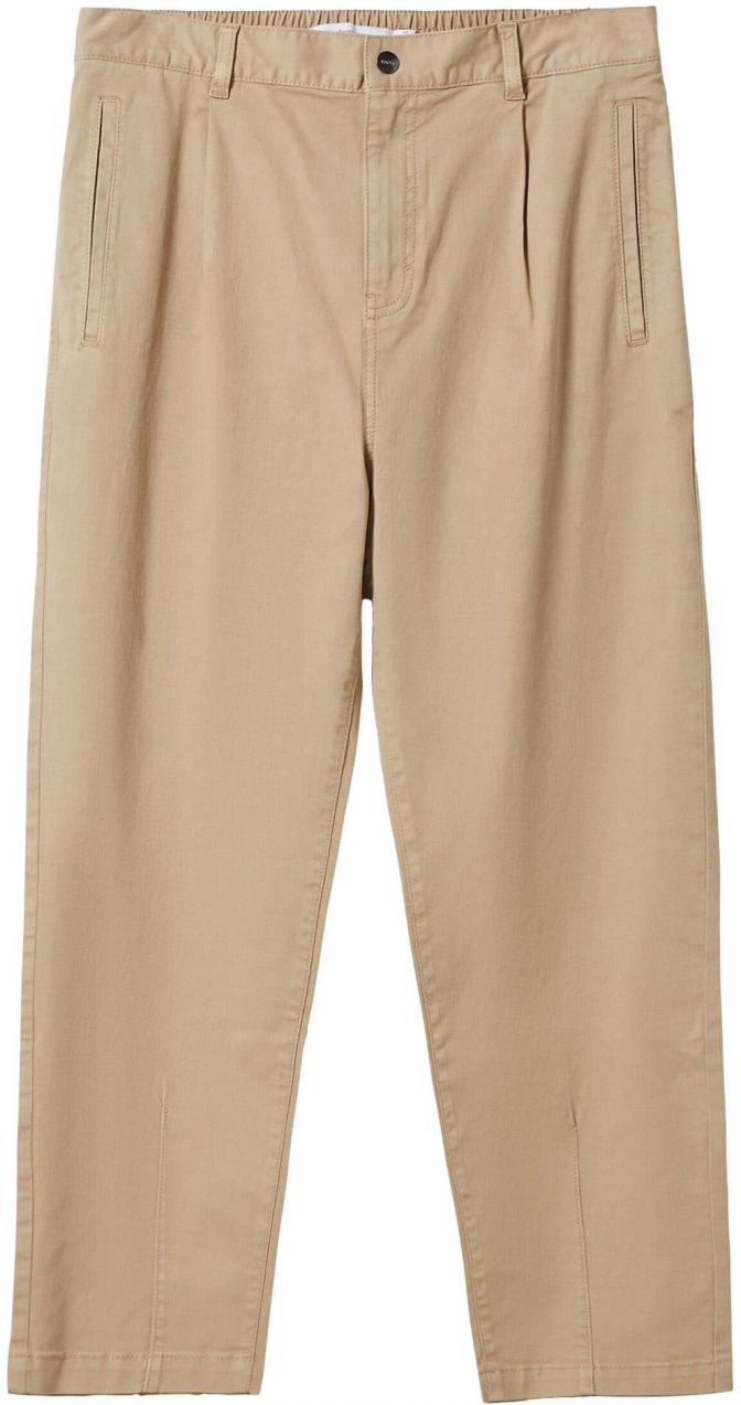 Bershka Chino nohavice  piesková