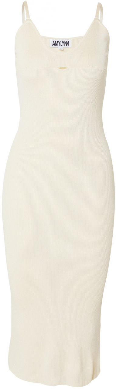 AMY LYNN Pletené šaty 'Maira'  krémová