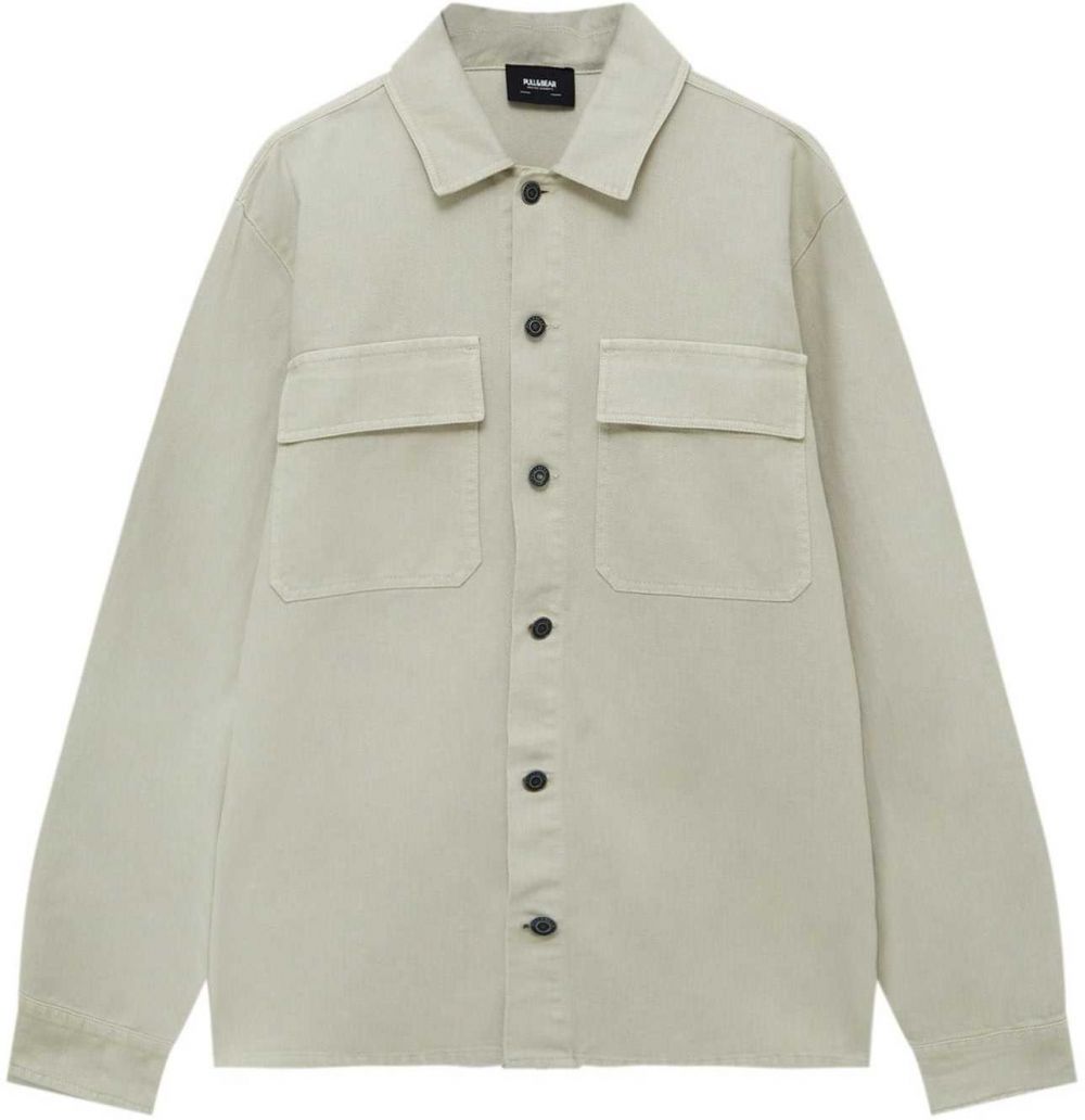 Pull&Bear Prechodná bunda  prírodná biela