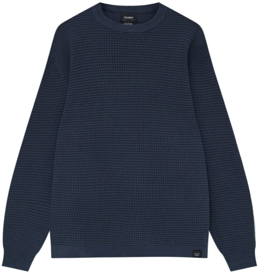 Pull&Bear Sveter  námornícka modrá