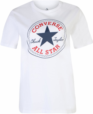 CONVERSE Tričko  námornícka modrá / ohnivo červená / biela