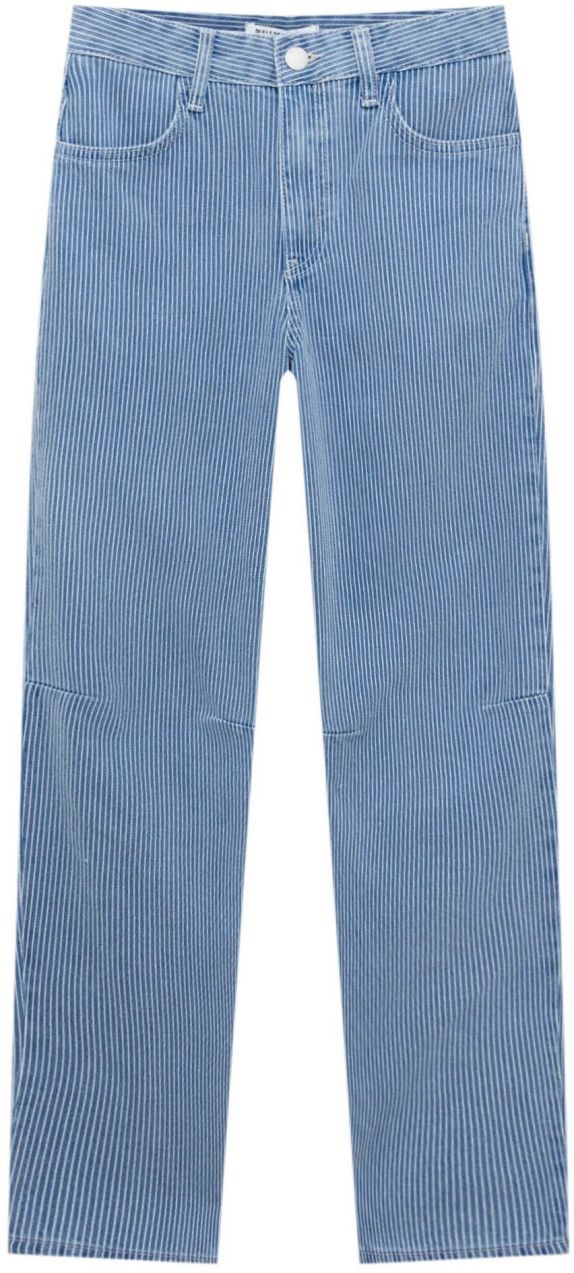 Pull&Bear Džínsy  modrá denim / biela