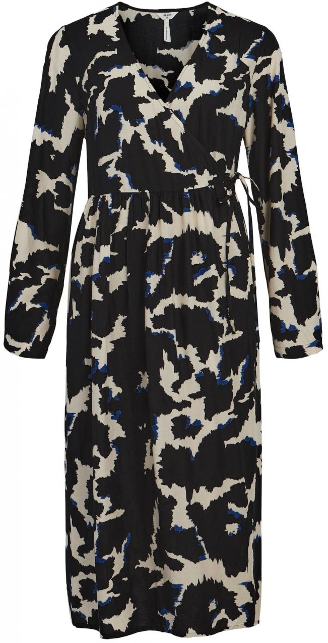 OBJECT Šaty 'Limia'  béžová / modrá / čierna