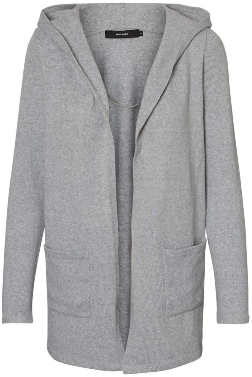 Vero Moda Curve Kardigán  sivá