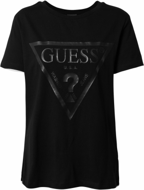 GUESS Tričko 'Adele'  sivá / čierna