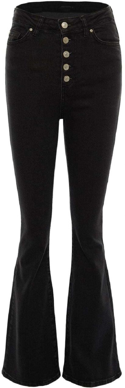 Trendyol Džínsy  čierny denim