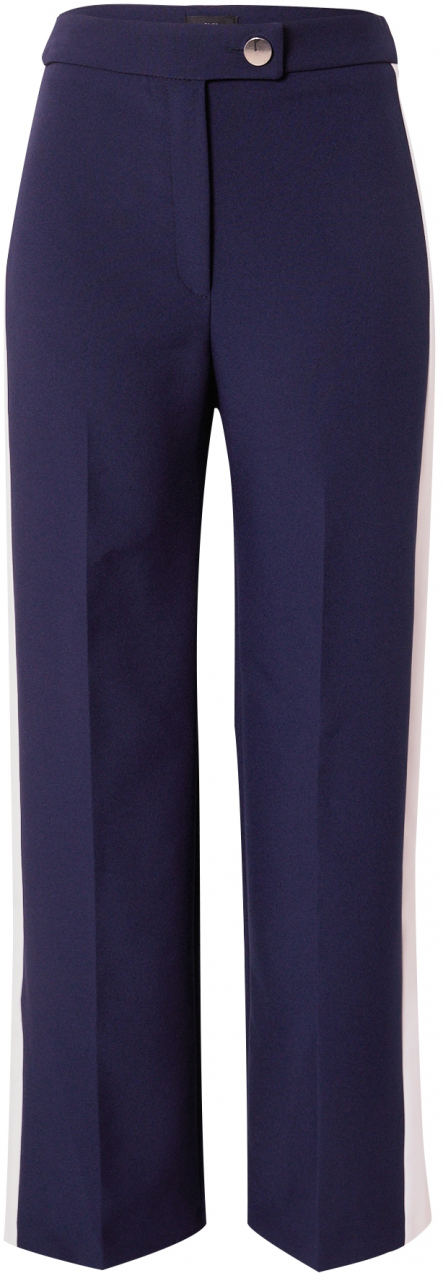 River Island Plisované nohavice  modrá