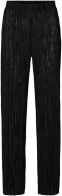 VERO MODA Nohavice 'CARI'  čierna / strieborná
