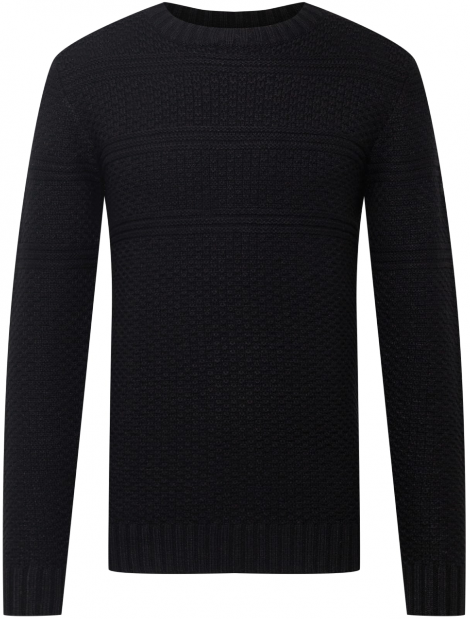 INDICODE JEANS Sveter 'Shores'  čierna