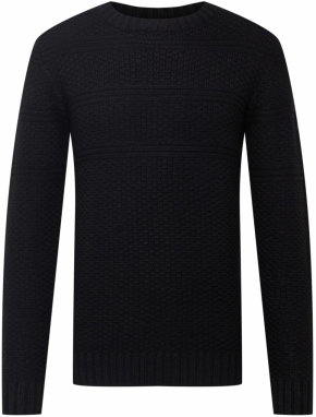 INDICODE JEANS Sveter 'Shores'  čierna