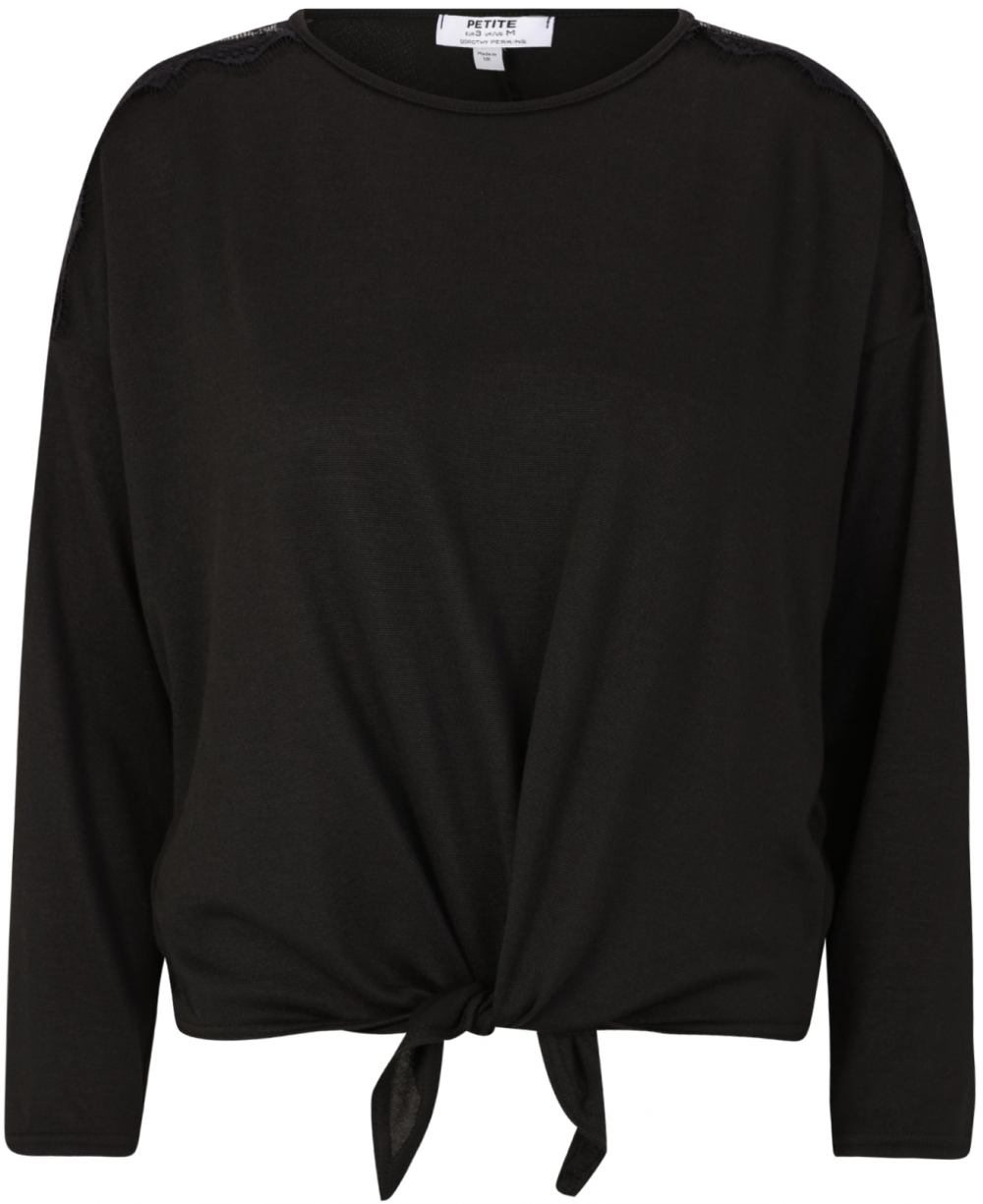 Dorothy Perkins Petite Tričko  čierna