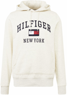 TOMMY HILFIGER Mikina  námornícka modrá / červená / šedobiela