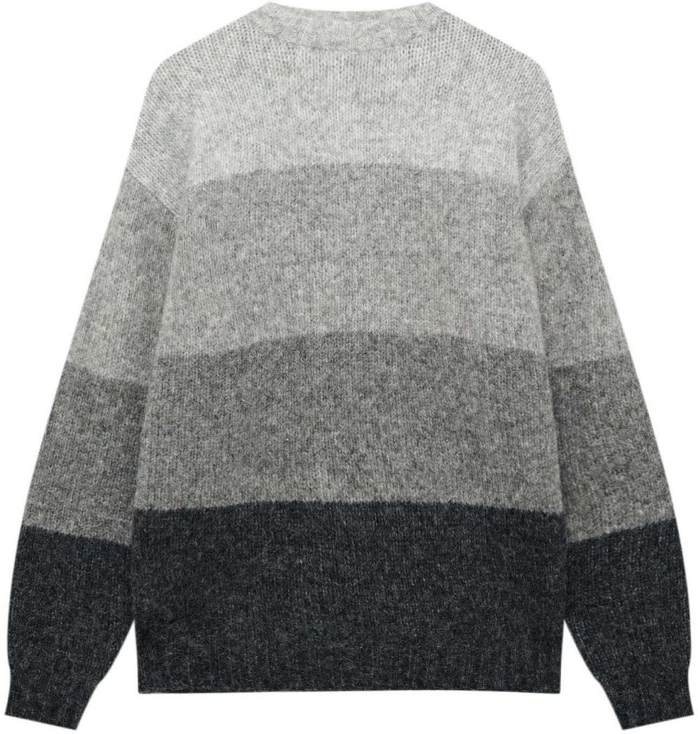 Pull&Bear Sveter  antracitová / farby bahna / svetlosivá / sivá melírovaná