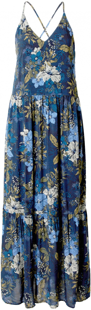 IKKS Letné šaty  námornícka modrá / svetlomodrá / svetlosivá / olivová