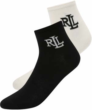 Lauren Ralph Lauren Ponožky  čierna / biela