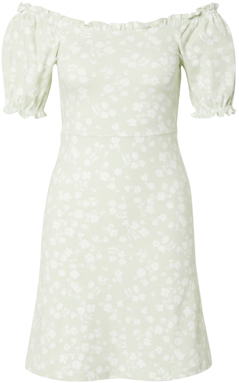 Dorothy Perkins Letné šaty  pastelovo zelená / biela