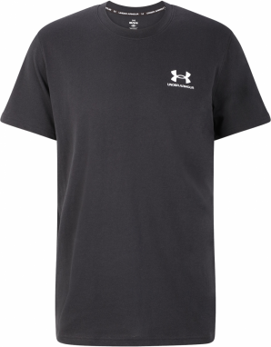 UNDER ARMOUR Funkčné tričko  čierna / biela