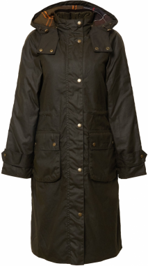 Barbour Prechodný kabát  tmavozelená