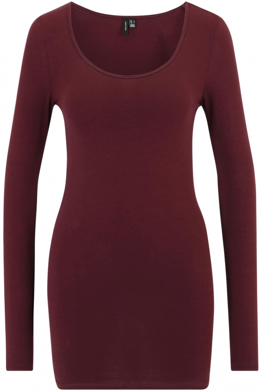 VERO MODA Tričko  tmavočervená