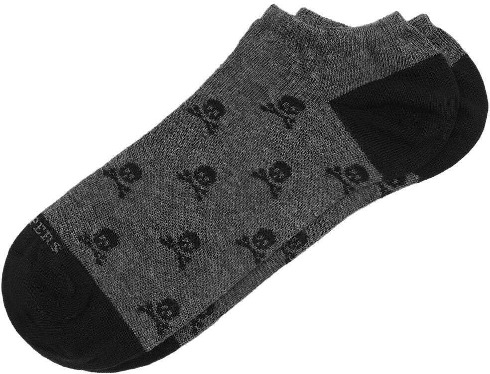 Scalpers Ťapky 'Nos Skull'  tmavosivá / čierna