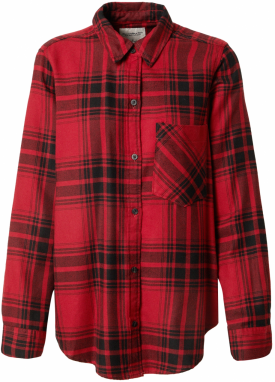Abercrombie & Fitch Blúzka  červená / čierna
