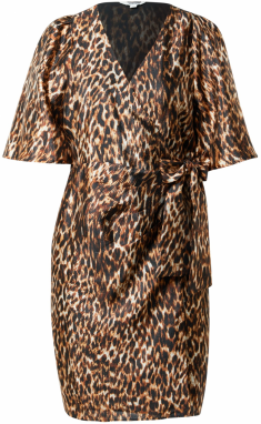 mbym Šaty 'Philina'  krémová / karamelová / čierna