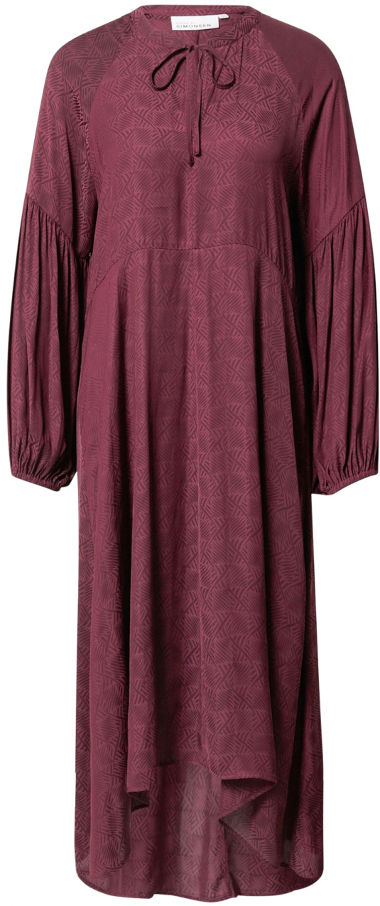 KAREN BY SIMONSEN Šaty 'Emey'  vínovo červená