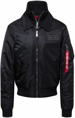 ALPHA INDUSTRIES Prechodná bunda 'CWU Jet Blast'  červená / čierna / biela