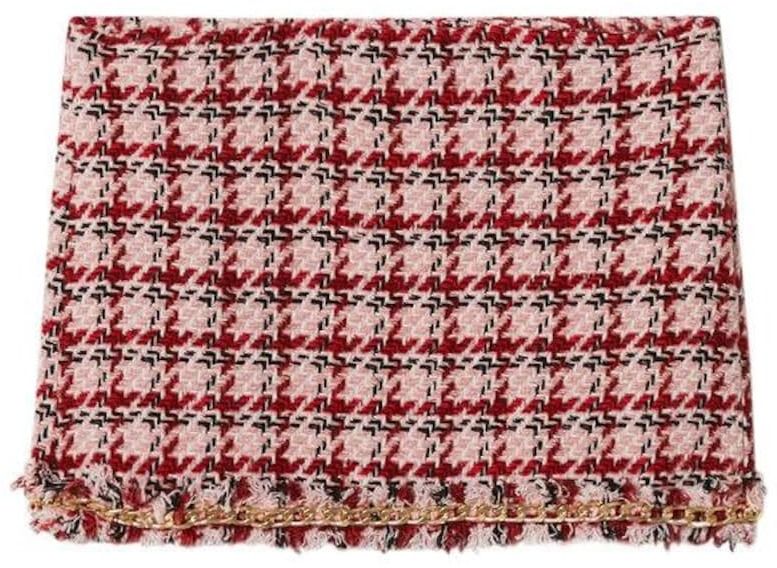 MANGO Sukňa 'Jules'  zlatá / ružová / krvavo červená / čierna