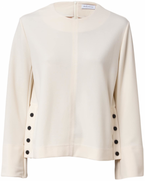 Warehouse Tričko 'Popper'  slonová kosť