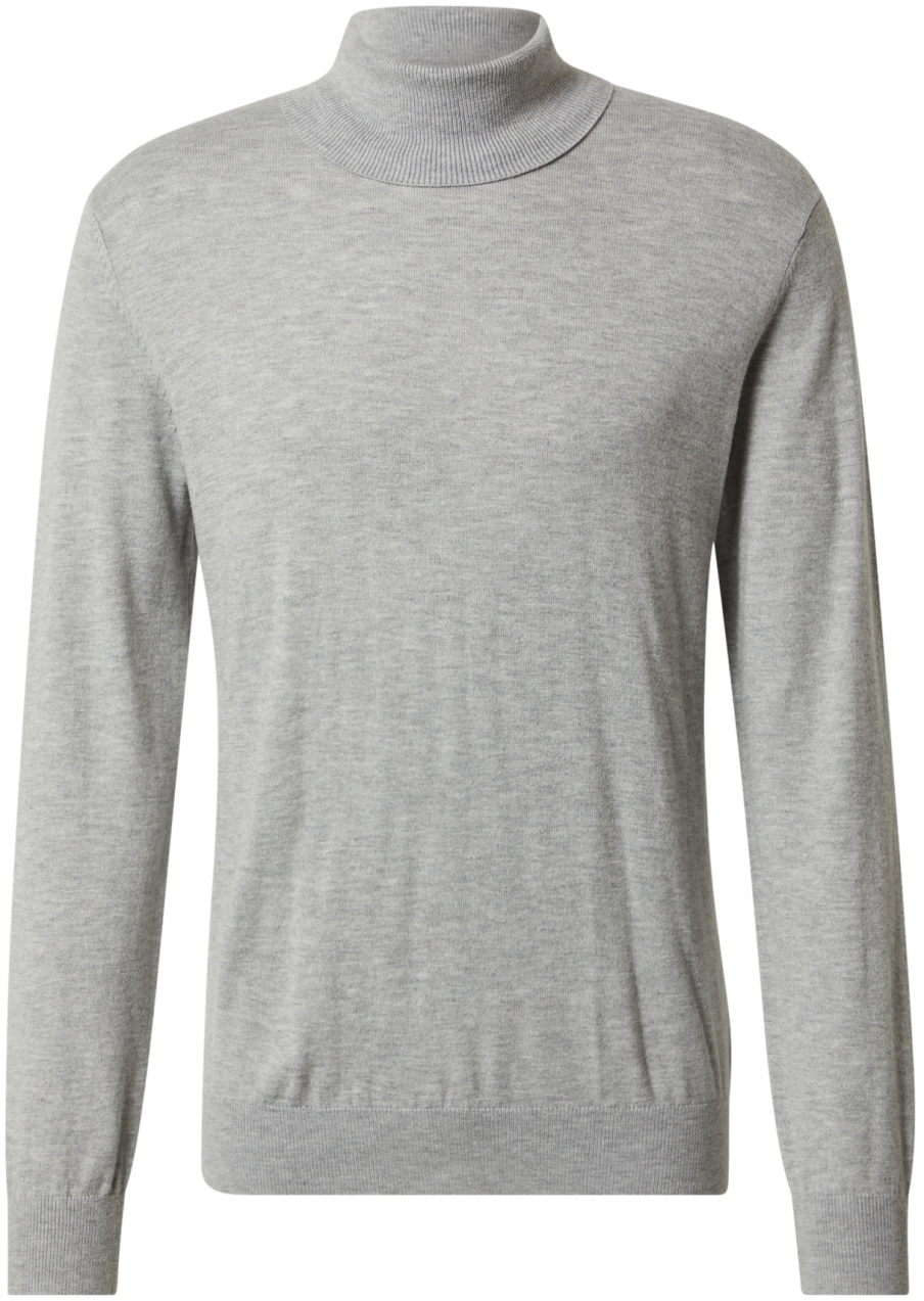 DAN FOX APPAREL Sveter 'Jasper'  sivá