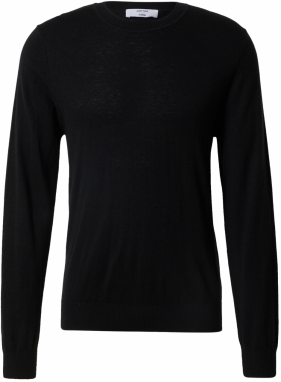 DAN FOX APPAREL Sveter 'Semih'  čierna