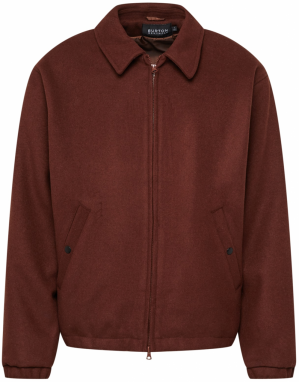 BURTON MENSWEAR LONDON Prechodná bunda 'Harrington'  hrdzavohnedá